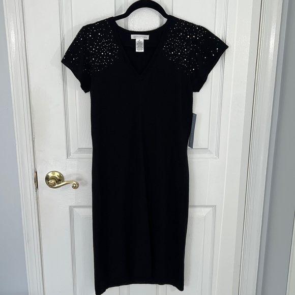 Black Beaded Dress - Picture 1 of 6